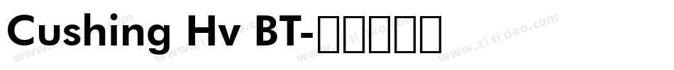 Cushing Hv BT字体转换